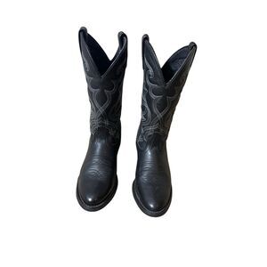 Laredo Women’s Black Western Cowboy Boots – Size 6.5 M